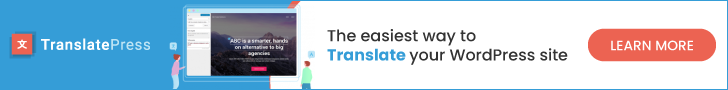 Start translating your WordPress website with TranslatePress for free