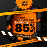Get 85% off on JetHost Annual Hosting Plans
