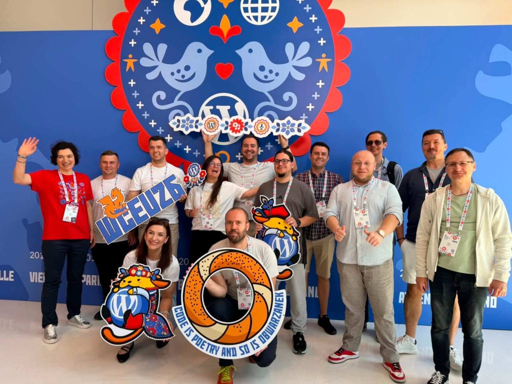 Along with fellow romanians at WordCamp Europe 2026